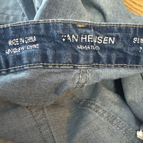 Van Heusen Slim Men's Denim Blue Jeans ~ Sz 34W 29L - Picture 7 of 7